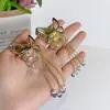 Pinza para el Cabello con Borla de Mariposa Flor de Perla Moda Gama Alta Pinza de Agarre Diseño Trasero del Cabello Accesorios para el Cabello Tocado para Mujeres