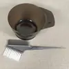 Kit de Ferramentas para Tingir o Cabelo para Uso Doméstico, Capa Descartável, Tigela para Tratamento com Óleo, Pincel de Cerdas Macias, Protetores de Orelha, Pente para Tingimento de Cabeleireiro