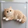Soldierline Figura 1/6 Gato Juguete Nuevo Imán de Refrigerador de Resina Animal de Dibujos Animados Personalizado Cabello Realista Creativo