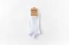 Calcetines de Barco de Algodón Personalizados para Hombre, Tejido de 168 Agujas, Color Sólido, Estilo Retro, Caña Corta, Calcetines para Hombre Estilo Urbano, Talón Antideslizante en Forma de Y, Calcetines Deportivos de Algodón