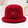 Chapéu de inverno para mulheres de meia-idade e idosas, quente e resistente ao frio, com forro de fleece e espessado, chapéu de algodão