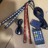 Mangueira de silicone para farol de carro 48LED 12smd farol de um a quatro pés lâmpada decorativa de base de LED