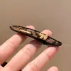 Pinza para el pelo de punto floral vintage de otoño e invierno, pinza lateral para mujer, accesorio para el pelo elegante y sofisticado, pinza para flequillo