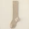 Calcetines de lana para pantorrilla de mujer, otoño e invierno, engrosados con forro polar, resistentes al frío, cálidos, adelgazantes, estilo Lolita, calcetines largos de cachemira
