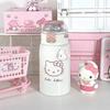 Garra de Gato Thermos Cup High Color Value Cute Cartoon Girl Ventosa 304 Aço Inoxidável Portátil Estudante Copo Infantil