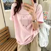 Diseño de marca de moda sentido nicho blanco puro algodón manga corta camiseta hombres y mujeres 2026 nuevo verano holgada versátil para personas bajas