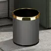 Lixeira para Uso Doméstico, Sala de Estar, Cozinha de Luxo Leve, Tamanho Grande, Quarto, Camada Dupla, Design Simples, Banheiro, Banheiro, Alto Valor Estético
