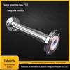 Especificações completas flange de PTFE resistente a altas temperaturas tubo trançado metal 304 foles de metal de aço inoxidável