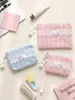 En Stock de Fábrica Estilo Ins Inspirado en Chanel Cartera para Monedas de Encaje para Auriculares Almacenamiento de Maquillaje Bolsa de Cosméticos para Niñas, Portátil y Conveniente