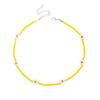 Collar de cuentas de flores de celebridades de Internet de estilo étnico ins, nuevos productos transfronterizos, accesorios, diseño de nicho, cadena de clavícula con cuentas de arroz