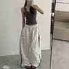 Pantalones de Verano Estilo Americano Street Cool con Dos Rayas, Sueltos, Finos, Color Sólido, para Ir al Trabajo, Diarios, Casuales, Versátiles