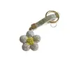 Llavero Creativo de Girasol Incrustado con Diamantes, Colgante de Bolso de Margarita de Diamante Completo de Alta Gama, Adorno de Flor de Pedrería Versátil de Lujo Ligero