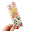 Elásticos Coloridos para Meninas, Prendedores de Cabelo do Tamanho do Polegar para Crianças, Elásticos para Cabelo de Bebê Que Não Danificam o Cabelo, Pequenos Acessórios de Cabelo para Bebê