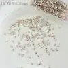 Rhinestones Zircônia Rombo Mini para Nail Art Celebridade da Internet Venda Quente Super Brilhantes Pequenos com Fundo Plano Mosaico de Flocos de Neve de Natal Rhinestones para Unhas