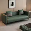 Sofá pequeño apartamento nórdico simple moderno dormitorio alquiler habitación simple celebridad de internet doble tres personas sala de estar sofá de tela