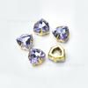 Taladro K9 de alta calidad 12 mm triángulo grueso fondo puntiagudo taladro de cristal diy ropa zapato bolsa cosido a mano taladro de garra uña esmalte de uñas diamante joya