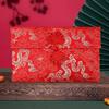 Sobre rojo de tela de comercio exterior, sobre rojo para regalo de boda de Año Nuevo, sobre rojo de estilo chino, tarifa de cambio, sobre rojo de diez mil yuanes para cumpleaños y Año Nuevo.
