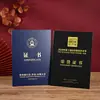 Funda Dura con Patrón de Medalla de Oro A4 Núcleo Interior Hecho a Medida Funda de Concha de Alto Nivel Premiada Certificado de Honor Hecho a Medida