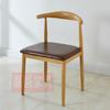 Mesa y silla de comida rápida sencillas al por mayor, silla de esquina de hierro, tienda de té con leche, restaurante, cantina, mesa y silla combinadas