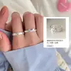 Anel de Gatinho e Cachorrinho Estilo Livro Vermelho, Anel de Casal Ajustável, Combinação Ins Personalizada, Presente Fofo para Namorada