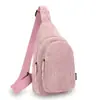Nueva Riñonera de Pana Estilo Coreano, Nuevo Bolso de Hombro Ligero Casual, Bolso Cruzado Versátil Pequeño para Mujer, Bolso Cruzado
