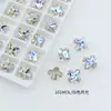 Uñas Artísticas Personalizadas Dongzhou Cross Diamante Dongzhou K9 Vidrio Fondo Puntiagudo Diamante Explosivo Diamante de Forma Especial Accesorios para Joyería DIY