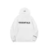 Moletom com Capuz de Veludo Estampado com Letras Estéreo Essentials Névoa Jaqueta Street Hip-Hop Juvenil Masculina e Feminina