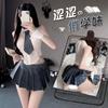 Lencería Sexy Talla Grande Qqny Pecho Pequeño Pijama Uniforme Jk Tentación Burlas en la Cama Hombres Pura Deseo Bata