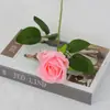 Rosas Artificiales de Terciopelo para Decoraciones de Boda, Flores Falsas, Rosas Búlgaras Transfronterizas, Flores Artificiales para el Día de San Valentín al por Mayor