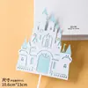 Decoración para Pastel con Alas de Pentagrama y Borla Bandera Insertable Alas de Ángel Tarjeta Insertable para Mesa de Postres de Bebé