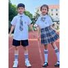 Uniformes de verano para estudiantes de primaria y secundaria, uniformes de jardín de niños, uniformes escolares de primero y segundo grado, traje Jk para presentación de coro infantil
