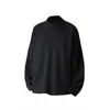 Camada Base Masculina de Lã Escovada com Gola Meia-Alta 2026 Outono/Inverno Novo Estilo Coreano Solto Casual Manga Longa Quente Top Masculino