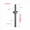 Tablero de Fijación para Arnés de Cableado Varilla Roscada Interna Pin de Fijación Piezas de Hierro Accesorios de Varilla Recta Rosca Interna M6 Accesorios