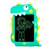Placa de escrita LCD colorida de gato de desenho animado de 10 polegadas, placa de desenho para grafite de proteção ocular infantil, placa de escrita de energia luminosa eletrônica LCD