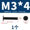 Tornillos de Acero Inoxidable 304 Cruz Plana Cabeza Plana Cabeza Plana Grande Delgada cm Tornillos de Computadora Mm3M4M5M6