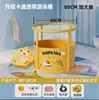 Tina de baño para bebé, plegable, para uso en casa, transparente, interior, para niños, recién nacidos, tina de baño, alberca