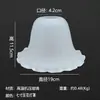 Lámpara de araña para sala de estar europea Pantalla de lámpara de cristal Lámpara de ventilador de techo Lámpara de mesa Lámpara de pared Lámpara de concha Accesorios creativos DIY E27/14