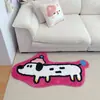 Alfombra de mesita de noche para dormitorio transfronteriza, Alfombra de terciopelo de comercio exterior, Alfombra irregular para sala de estar, Manta tufted para sofá del hogar, Esterilla aislante de felpa refrescante