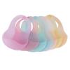 Productos para Bebé Baberos para Comer Silicona Ultrafino Impermeable Verano Baberos para Niños Comida Complementaria Bolsillos para Arroz Productos para Niños para Todo el Año