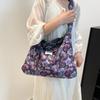 Bolsa de Mezclilla Nueva Primavera y Verano 2025 Bolso con Parches Estilo Étnico Bolso de Hombro Bohemio Bolso Grande para Viajes