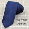 Gravata básica listrada feita à mão de 6 cm edição estreita, camisa masculina combinando, uniforme, vestido profissional de negócios