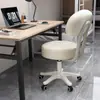 Taburete de bar moderno y minimalista con altura ajustable, función giratoria y respaldo acolchado suave, adecuado para uso doméstico y tocadores