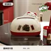 Caja de Pañuelos Gato de la Suerte, Alto Valor Estético, para Uso Doméstico, Sala de Estar, Recepción de Tienda, Decoración de Escritorio, Caja de Almacenamiento de Pañuelos, Venta al por Mayor