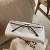Nuevas Gafas Metálicas Estilo Coreano Ojo de Gato con Marco Grande para Mujer, Gafas Artefacto de Maquillaje Lisas Retro, Gafas Planas de Moda, Gama Alta