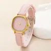 Reloj de Acero para Mujer Nuevo 2025 Transfronterizo, Moderno, Sencillo, con Temperamento, Reloj Compacto, Lujo Ligero Pequeño Reloj Dorado Venta al por Mayor