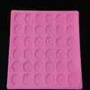 Molde de Silicone Ultra-leve para Argila Palavra Romana Molde de Letra de Argila Ultra-leve Fofo Modelo de Caractere Romano Ultra-leve Rosa