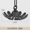 Corrente de Chuva Externa de Cobre Corrente de Drenagem de Beiral Estilo Japonês Corrente de Água da Chuva de Pátio de Villa Corrente de Desvio de Água da Calha Corrente de Água Decorativa