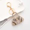 Chaveiro de Bolsa Feminina Exquisito Estilo Nova Moda Transfronteiriço com Diamantes, Chaveiro de Carro de Alta Qualidade, Pequeno Presente Atacado
