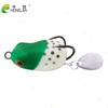 HENGJIA HENGJIA Mini Conejo Rana 3CM4G Ruido Giratorio Lentejuelas 10 Colores Cuero Suave Rana Trueno Señuelo Falso Señuelo Luya