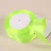 Fita Verde Fluorescente de 12345 cm de Largura Fita Fita de Seda Fita de Tecido Decoração de Feriado de Natal Casamento Artesanal